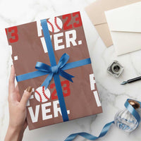 Classic Baseball Jersey Number 23 Wrapping Paper Roll Fo23ever #23 Ball Sports Fan - Wonder Print Shop