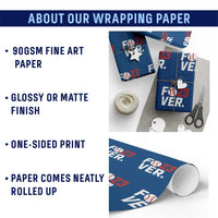 Classic Baseball Jersey Number 23 Wrapping Paper Roll Fo23ever #23 Ball Sports Fan - Wonder Print Shop