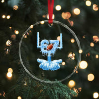 Cool Ice Effect 67 Meme Crystal Glass Ornament Funny American Football - Wonder Print Shop