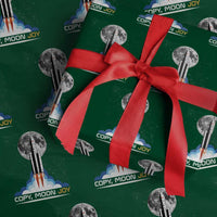 Copy Moon Joy Wrapping Paper Roll Rocket Launch Full Moon