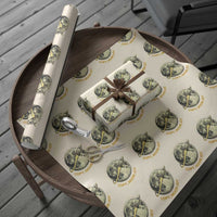 Copy Moon Joy Space Lover Lunar Mission Wrapping Paper Roll Astronaut Sci Fi Graphic