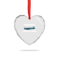 CORSAIR WWII HISTORY Heart Crystal Glass Ornament Black Sheep Squadron Pilot - Wonder Print Shop