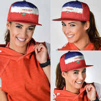 Costa Rica Football Snapback Cap Map With Los Ticos Sporty Style - Wonder Print Shop