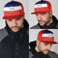 Costa Rica Football Snapback Cap Map With Los Ticos Sporty Style - Wonder Print Shop
