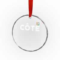 Côte D Ivoire Crystal Glass Ornament Ivory Coast Crest Football Family Matching