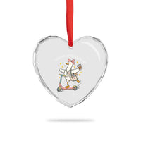 Counselor Support On The Way Heart Crystal Glass Ornament Silly Goose School Counselor