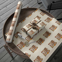 Cowboy Fall Season Thanksgiving Western Boots Pumpkin Wrapping Paper Roll - Wonder Print Shop