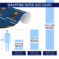 Cowboy Peanut Meme Wrapping Paper Roll Live By The Goop Die By The Goop - Wonder Print Shop
