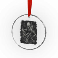 Creepy Rake Crystal Glass Ornament Creepypasta Cryptid Series Alt Goth Grunge Horror Aesthetic TS10
