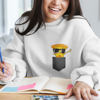 Pizza In A Pocket Funny Dabbing Sweatshirt - Wonder Print Shop