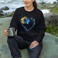 Diabetes Sunflower Shirt Type 1 Sweatshirt - Wonder Print Shop