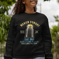 Nakatomi Plaza Sweatshirt Never Forget December 24 Christmas Eve 1988 - Wonder Print Shop