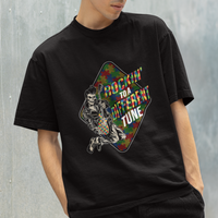 Autism Awareness T Shirt Rockin' To A Different Tune Skeleton - Wonder Print Shop