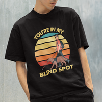 Blindness Visual Impairment T Shirt You're In My Blind Spot Vintage - Wonder Print Shop