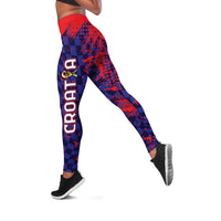 Croatia 2026 World Football Leggings Hrvatska Vatreni - Wonder Print Shop