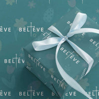 Cross Christian Religious Believe Blessed Faith Graphic Wrapping Paper Roll