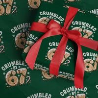 Crumbled by 67 Wrapping Paper Roll Funny Gingerbread Christmas Meme Cookie Chaos - Wonder Print Shop