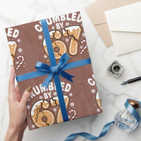 Crumbled by 67 Wrapping Paper Roll Funny Gingerbread Christmas Meme Cookie Chaos - Wonder Print Shop