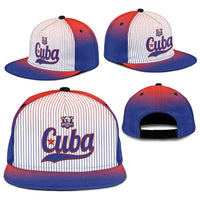 Cuba Baseball Snapback Cap 2026 Go Champions White Version - Wonder Print Shop