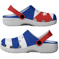 Cuba Clogs Shoes Heritage Palette Flag-Inspired - Wonder Print Shop