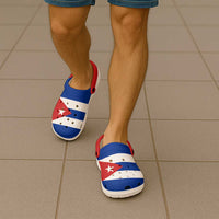 Cuba Clogs Shoes Heritage Palette Flag-Inspired - Wonder Print Shop