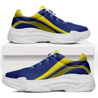 Curacao Football Chunky Sneakers Flag-Inspired Curve Style