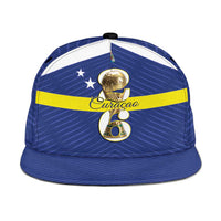 Curacao Football Snapback Cap 2026 The Blue Wave is Rising - Wonder Print Shop