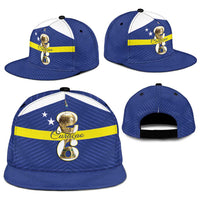Curacao Football Snapback Cap 2026 The Blue Wave is Rising - Wonder Print Shop