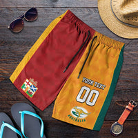 Custom British Lions Australia Wallabies Shorts for Men Sporty Style LT09
