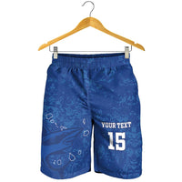 Custom Cape Verde Football Shorts for Men Go Champions Tubaroes Azuis - Wonder Print Shop