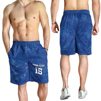 Custom Cape Verde Football Shorts for Men Go Champions Tubaroes Azuis - Wonder Print Shop