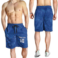 Custom Cape Verde Football Shorts for Men Go Champions Tubaroes Azuis - Wonder Print Shop