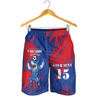 Custom Cape Verde Football Shorts for Men One Team One Victory - Wonder Print Shop