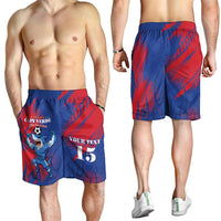 Custom Cape Verde Football Shorts for Men One Team One Victory - Wonder Print Shop