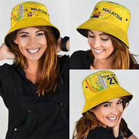 Custom Cricket Malaysia East Asia-Pacific Bucket Hat Malaysia Road to Glory - Wonder Print Shop