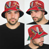 Custom Cricket Oman East Asia-Pacific Bucket Hat Oman Home Victory Spirit - Wonder Print Shop
