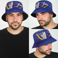 Custom Cricket Samoa East Asia-Pacific Bucket Hat Samoa Storming the Limits - Wonder Print Shop