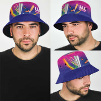 Custom Cricket UAE East Asia-Pacific Bucket Hat United Arab Emirates Champions Pride - Wonder Print Shop
