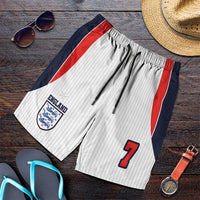 Custom England National Football Shorts for Men Retro Style-Inspired 1998 - Wonder Print Shop