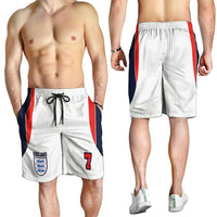 Custom England National Football Shorts for Men Retro Style-Inspired 1998 - Wonder Print Shop