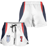 Custom England National Football Shorts for Women Retro Style-Inspired 1998 - Wonder Print Shop