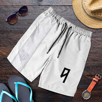 Custom Norway Football Shorts for Men Norge Viking Ornament Whiteout