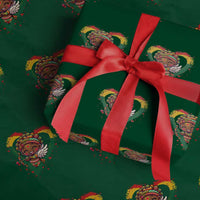 Cute Black Cupid Wrapping Paper Roll Melanin Pride Valentines Day Gift - Wonder Print Shop
