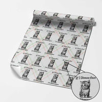 Cute Cat St Patricks Day Wrapping Paper Roll If I Shenan Once I'll Shenanigan - Wonder Print Shop