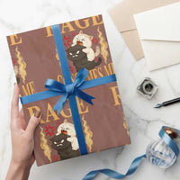 Cute Cat Wrapping Paper Roll Rage Is Consuming Me - Wonder Print Shop