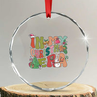 Cute Crystal Glass Ornament Groovy Holiday In My Xmas Era TS10