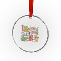 Cute Crystal Glass Ornament Groovy Holiday In My Xmas Era TS10