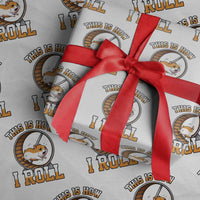 Cute Hamster Running Wheel Wrapping Paper Roll This Is How I Roll
