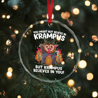Cute Krampus Crystal Glass Ornament Believes In You Germanic Christmas Demon Horror TS09