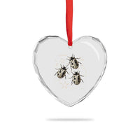 Cute Ladybug Y2k Grunge 2000s Alt 90s Vintage Star Dots Teen Heart Crystal Glass Ornament